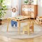 Multi-Function Kids Table and Chair Set with Chalkboard and Whiteboard